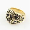 Cluster Rings Gold Freemason Men's Tone Free Mason Master Stainless Steel Masonic Ring