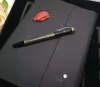 Yamalang Luxury Signature Pen Classic Serpentine Roller Ball Strates Résine Matériel Smooth Wrict with Matching Notebook et Origina5464820