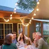 Strängar Solar LED -glödlampa juldekoration trädgård ljus sträng blomma ljus fest trädgårdsarbete
