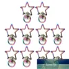 10st Rainbow Metal Snap Hook Hummer Lås Lås med nyckelring För Keychain Heart Star Cat Nyckelring Öppna Bezel Diy Väskor Findi Fabrikspris Expert Design Kvalitet