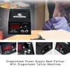 Complete tattoo kit 2 machines voeding wegwerp naalden tips inkten draagtas D3026