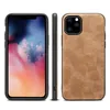 Retro Leather Phone Cases Frosted Anti-fall Protective Case For iPhone 12 Mini 11 Pro X XS Max XR 8 7 6S Plus Samsung S20 S21