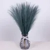 45cm Polyester Konstgjorda blommor Pampas Grass 7 Gaffel för heminredning RRD13194