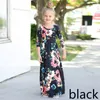 Girls Floral Maxi Dresses Kids Flowers Vintage Bohemian Holiday Dress Casual Party Princess Sundress Clothes 256 K2