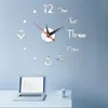 Duvar Saatleri 2021 Moda DIY Dilsiz Saat 3D Ayna Yüzey Akrilik Sticker Ev Ofis Dekor Çocuk Oturma Odası Için Çıkartmalar