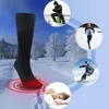Chaussettes de sport chauffantes électriques alimentées par batterie en coton thermique hiver temps froid chauffe-pieds pour la randonnée chasse pêche sur glaceSports SportsSport
