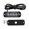 4 LED Flash Flaş Işık Bar Araba Kamyon Acil Tehlike Uyarı Lambası Izgara Arızası 12-24V Amber Sarı Beyaz Trafik Acil Durum Işıkları