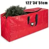 Borse portaoggetti Borsa per albero di Natale Organizer impermeabile di grande capacità Portatile multiuso con cerniera JW