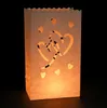 1500 sztuk / partia Light Holder Luminaria Papierowa Latarnia Świeca Torba Ślub Boże Narodzenie Party Festiwal Outdoor and Home Decoration