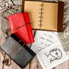 Wenskaarten Retro Anker Losbladig notitieboekje PU-leer Vervangbaar briefpapier Cadeau Reisdagboek