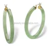 Luxe grote Jade Hoop Earring0123456789101112136024293