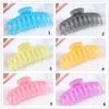 30 kolorów Big Hair Claw Clips 4 cal Nonslip Duże pazury Clip Kobiety Dziewczyny 90's Silne Hair Hairpins 10szt