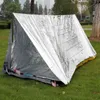 Slittato impermeabile Mylar Shelter Shelter Shelter Rifugio di emergenza per la tenda da campeggio Sporting Estate Emergency Center 240 * 160 cm