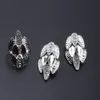 Conjuntos de jóias de moda Dubai prata banhado jóias elegantes mulheres colar africano bridal bracelete brincos anel