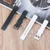 Accessoires de montre pour hommes, boucle ardillon en résine pour Casio LRW-200H, bracelet de sport étanche en caoutchouc noir