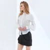 Camisa blanca bordada para mujer con cuello levantado Puff manga larga elegante ver a través de blusa femenina primavera moda 210524