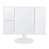 24LED Magnifier Makeup Light 2 s 1X 1 2X 1 Side 3X Magnification Mirror