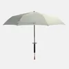 Creative Warrior Umbrella Men Three Fold Automaticly Open Folding Rain Parapluies Business Male Cool Gift Umbrella