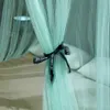 Tenda de teto cortina dobrável pendurado rainha gêmeo completo mosquito líquido dossel king bed home home itens d30