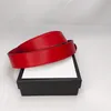 Cinturones de diseñadores de moda del cinturón para hombres y mujeres con grandes diseñadores de hebilla Top Wistands de lujo de alta calidad Red