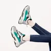 На открытом воздухе женские спортивные ботинки с апельсиновыми черными белыми голубыми зелеными кроссовками кроссовки Большого размера 35-40 Код: 31-2001 5
