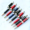 Роскошные ролики Ballpoint Fountain Pen Great Writer Edition Antoine de Saint-Exupery Fignature Red Blue Black Resin Blying Off240W