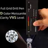 Nymph Reel Moissanite 100% Gemstones Elmas 2.0 Carats D Renk VVS1 Lab Grown Kadınlar Için Güzel Takı H1015