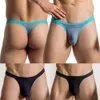 Sexiga underkläder män se genom Thong T-back G-String Briefs Erotiska Underkläder Underbyxor Låg Rise Andless Micro Bikini Panties