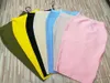 Skirts 11 Colors Yellow Blue BANDAGE Pencil Skirt 2022 Arrival Wholesale Red/black/white/green/pink Nude