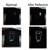 Oversize t camisas dos desenhos animados urso impressão reflexiva arco-íris camisetas harajuku streetwear top tees algodão casual meia manga roupas 220224