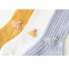 Socks Breathable Baby Girls Mesh Stocks Infant Summer Bow/Elephant Decoration Born Long Anti-mosquito Hollow Out