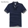T-shirt da uomo Plus Polo Taglia XS-3XL Camicia da uomo di marca Camicie a maniche corte in cotone da uomo di alta qualità Uomo estivo