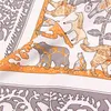 Handmatige hand opgerolde Twill Silk Sjalf Women Bird Kingdom Printing Fashion Square sjaals Echarpes Foulards Femme Wrap Bandana Hijab 8570575