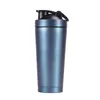 Gobelet de voiture en acier inoxydable de 24 oz avec couvercle tasses à café isolées sous vide Sports Traveiing Cups Bouteilles d'eau à double couche de 720 ml