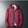 2021 Men Autumn Jacket Ultra Light Thin 90% White Duck Down Jackets Casual Portable Spring Coat for Men Down Parkas G1108