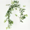 Artificial Fake Eucalyptus Garland Long Leaf Plants Greenery Foliage Home Decor Eucalyptus Willow Leaf Plant Greenery Foliage1 2170 V2