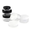 Kosmetisk prov Tom flaskbehållare 5g / 10g / 15g / 20g Round Pot Små småburkar för smink Eye Shadow Nails Powder