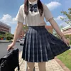 Униформа моряка Мини женская школа сексуальная корейская пледа высокая талия хараджуку Kawaii юбка плюс размер пастельных килтов женские школьницы юбки