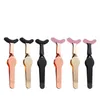 Eyebrow Tweezers Steel Slanted Tip Face Hair Removal Curler Clip Brow Trimmer Makeup Tool for Beauty