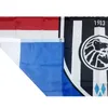 Drapeau des Pays-Bas Football Club Heracles Almelo 3 * 5ft (90cm * 150cm) Drapeaux en polyester Bannière décoration volant maison jardin Cadeaux de fête