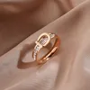 Verschillende design fancy geëmailleerde holle roos gouden roestvrijstalen ring voor vrouwen cadeau