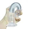 NXY Dildos Anal Toys Crystal Transparent Suction Cup Backyard Plug Masturbation Device for Men and Women Soft Chrysanthemum Massage Stick Fun Adult Sex 0225