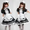 Damskie Outfit Sweet Gothic Lolita Dresses Anime K-On! Cosplay Costume Fartuch Dress Mundury Plus Size Halloween Kostiumy Y0913