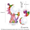 Vattenpipor Vanligt tryckt design Moon Dab Rig Bong Rökvattenpipa Vattenpipa Vattenpipor Silikonpipor Tobak med glasskål