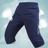 Långa shorts män bräda snabba torr dragkedja fickor elastan bermuda manlig tunna lättsträckta elastiska mens sommar 210806