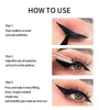 HANDAIYAN 1ml 2 in 1 adhesive eyeliner pen glue liner false eyelash magic self-adhesive black eye-liner 120pcs/lot DHL