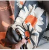 2021 hiver nouveau écharpe femmes floral imprimé pashmina cachremercire cachéques châles dame wraps chaud épais stock femme bufanda