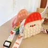 Push bubble Santa Claus Coin Torebka Decompression Fidget Toys Messenger Torba Na Ramię Torby Palec Bubbles Backpack Girl Gift