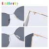 Ralferty Sunglass Women Designer Gold Metal Frame Black Cat Eye Sun Glass Uv400 Flat Top Shades For J9173 Sunglasses