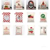 31 styles Sacs-cadeaux de Noël Sac de Noël Sac de Noël Bagwith Reinders Santas Claus Sacs Sacsfor Santa San Kid Bag4649